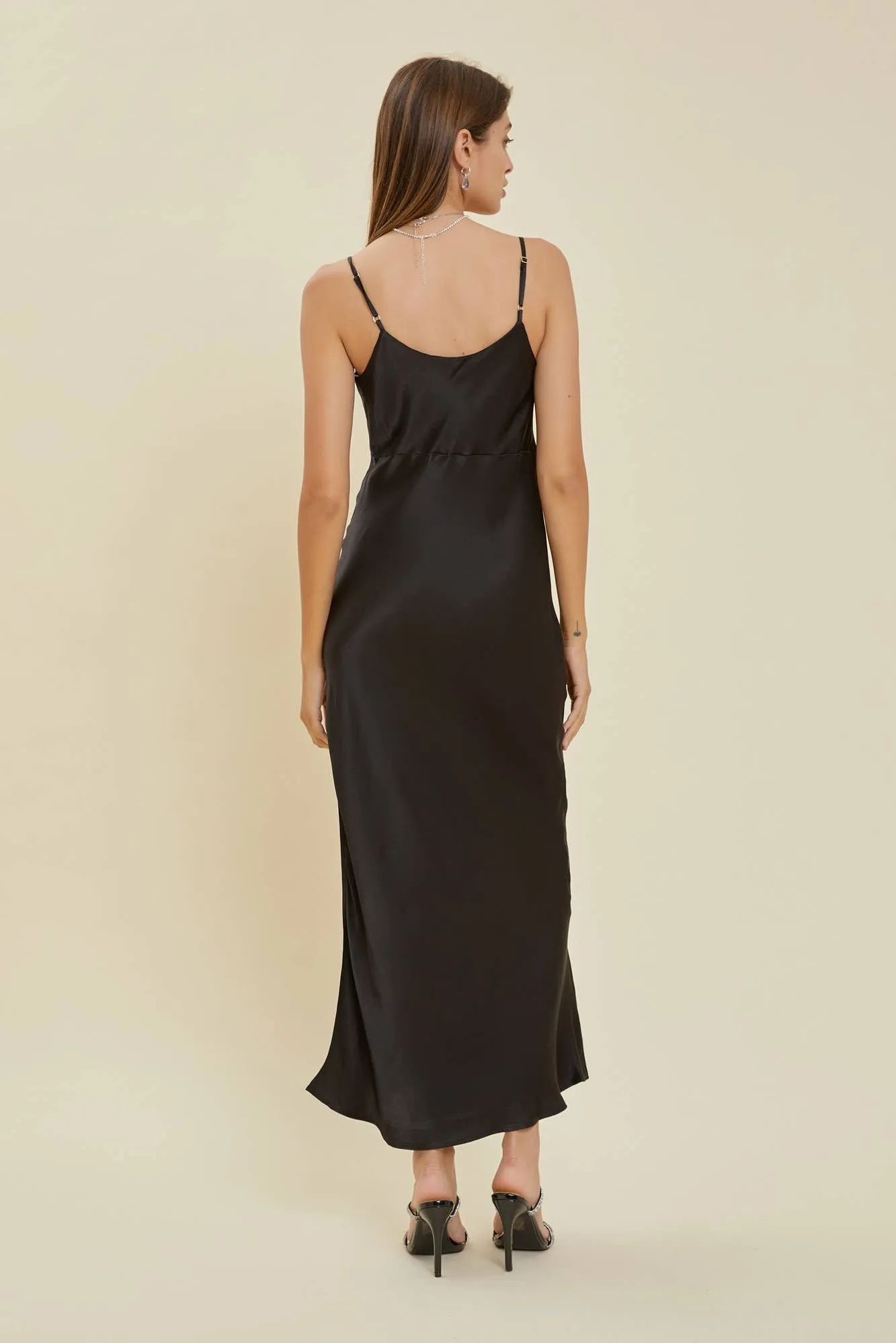 Cowl Neck Slip Dress