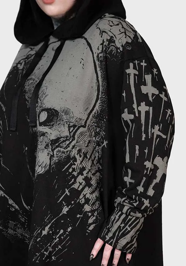 Cross The Bear Longline | HOODIE
