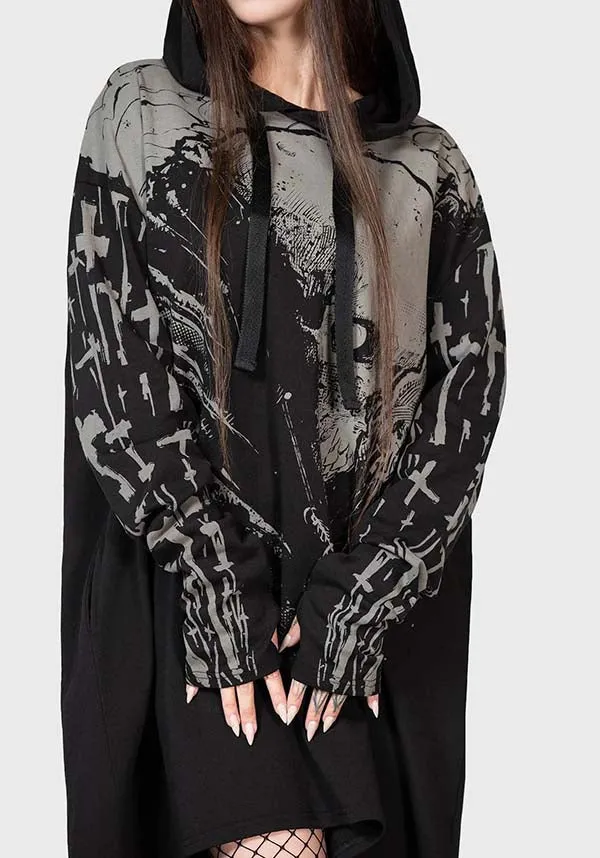 Cross The Bear Longline | HOODIE