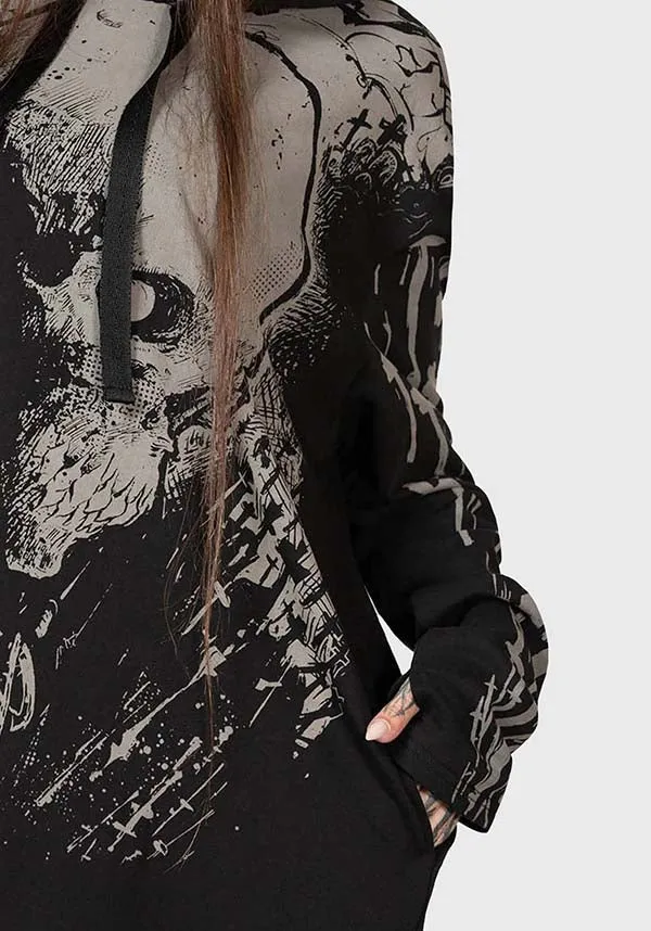 Cross The Bear Longline | HOODIE