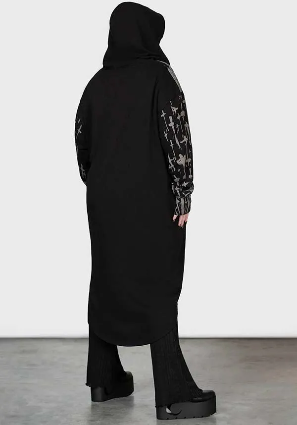 Cross The Bear Longline | HOODIE
