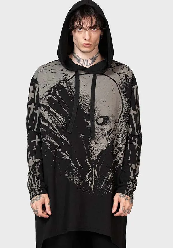 Cross The Bear Longline | HOODIE