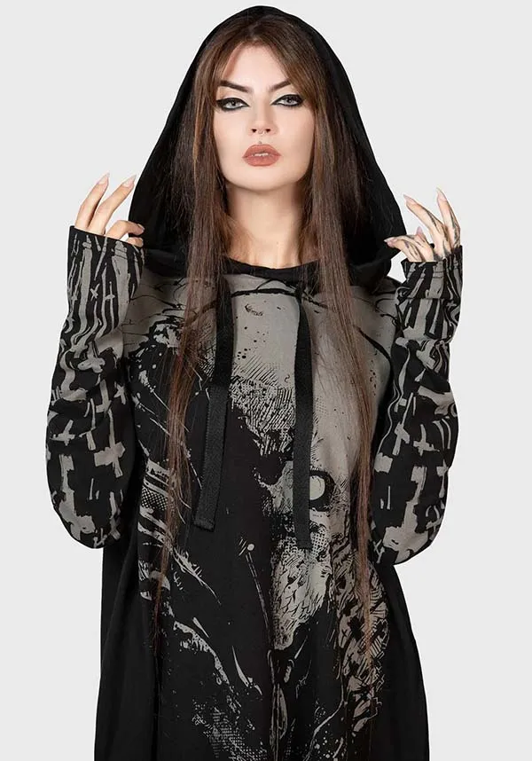 Cross The Bear Longline | HOODIE