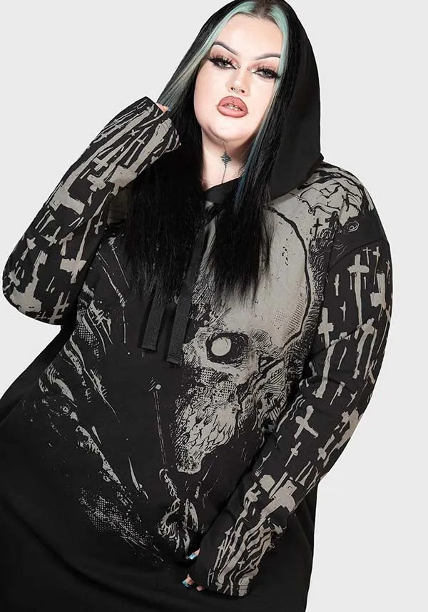 Cross The Bear Longline | HOODIE