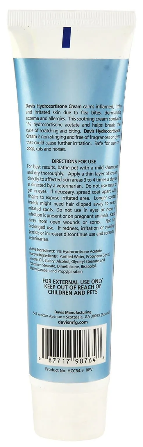 Davis Hydrocortisone Cream, 4.5 oz
