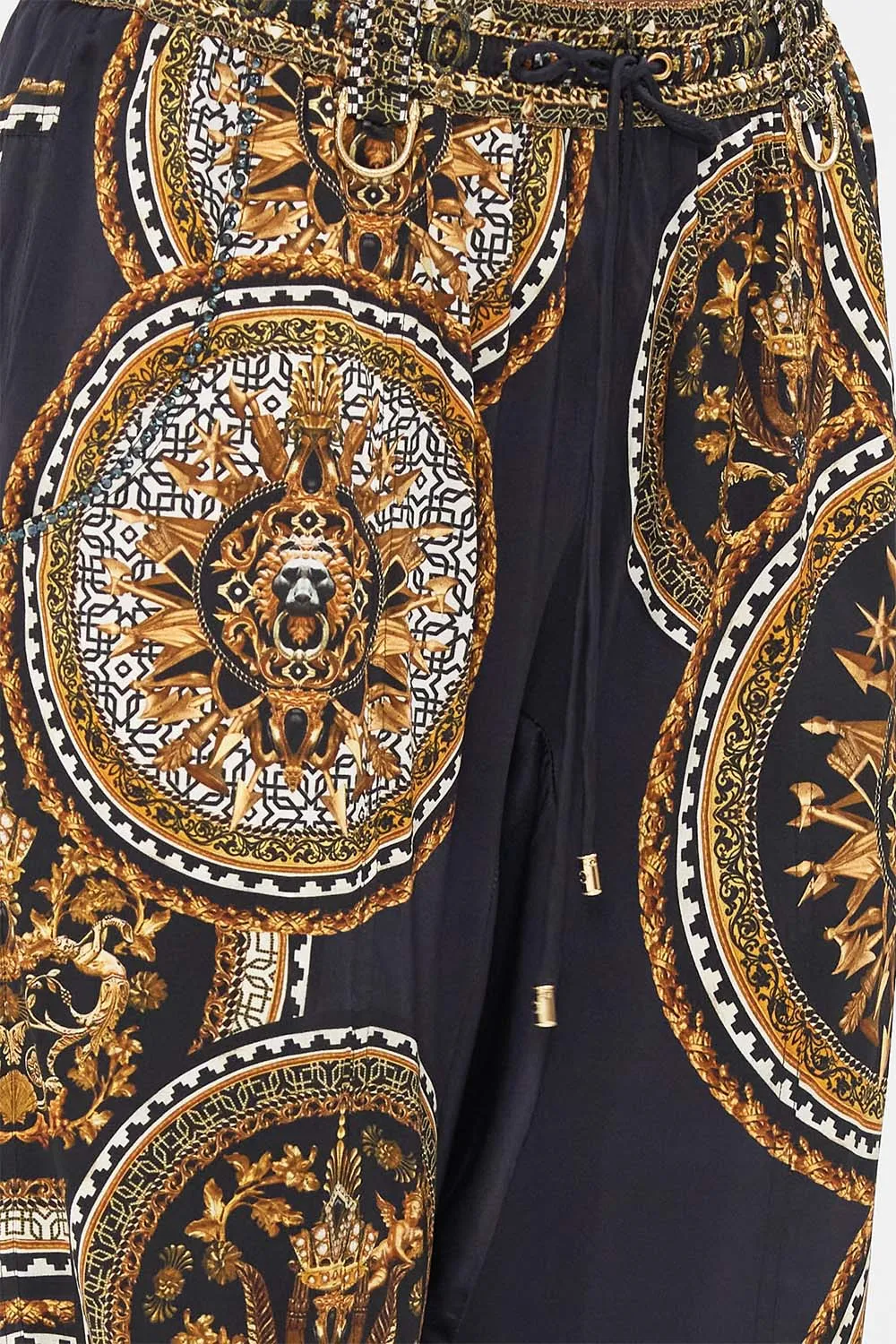 DROP CROTCH TRACK PANT DUOMO KALEIDO