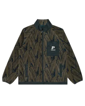 Duke Full Zip Fleece Jacket in Olive Green