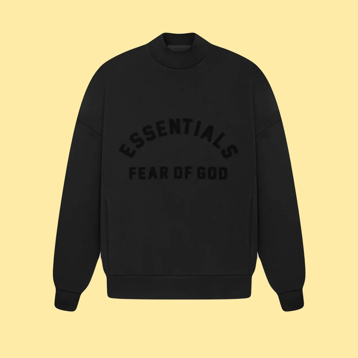 Essentials SS23 Crewneck - Jet Black