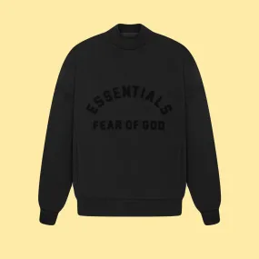 Essentials SS23 Crewneck - Jet Black