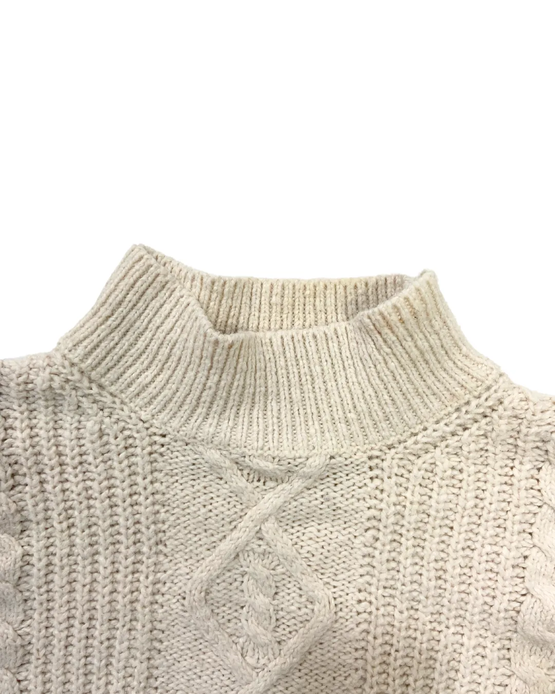 Fat Face Cream Cable Knit Jumper
