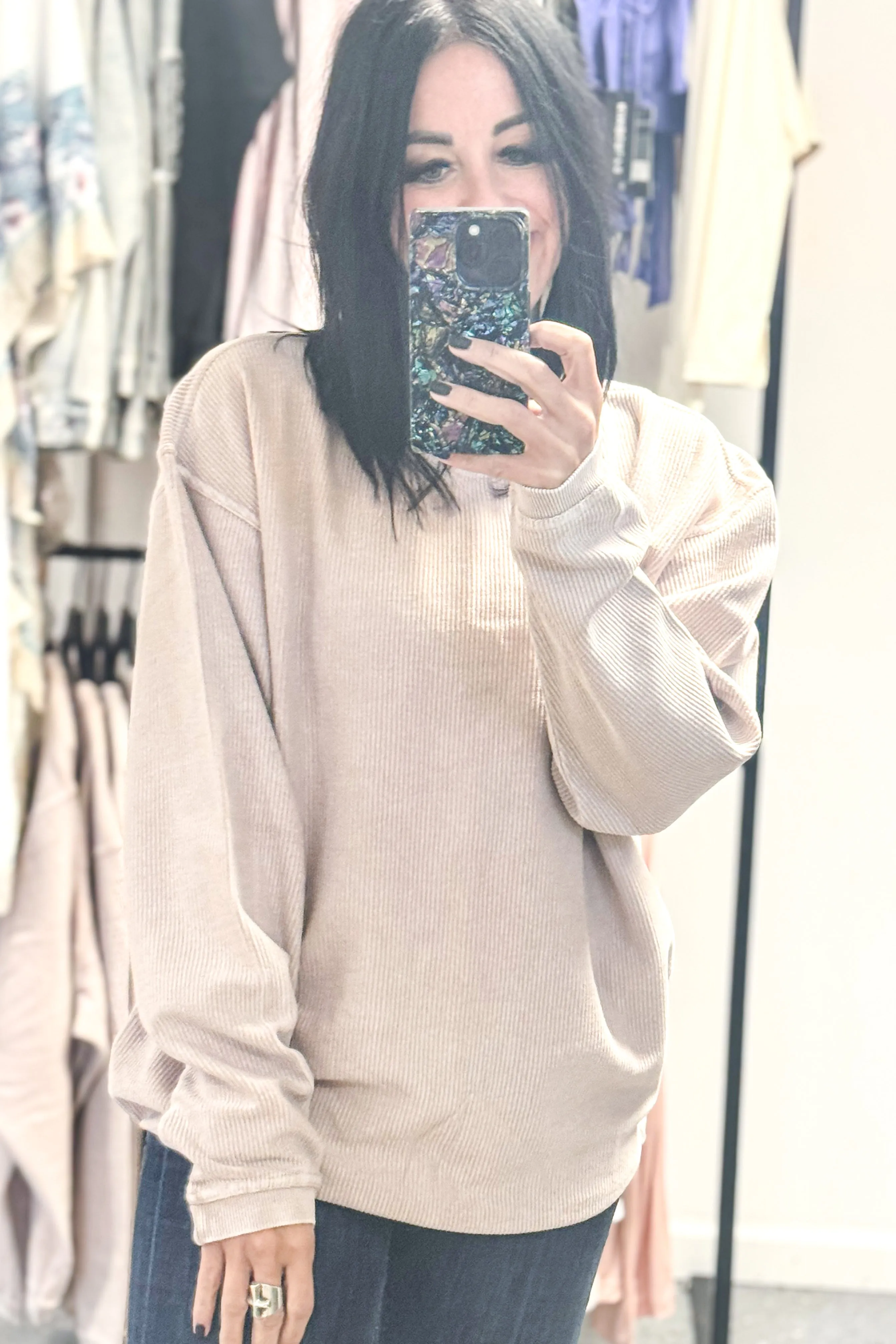 Ferris Luxe Corded Crew