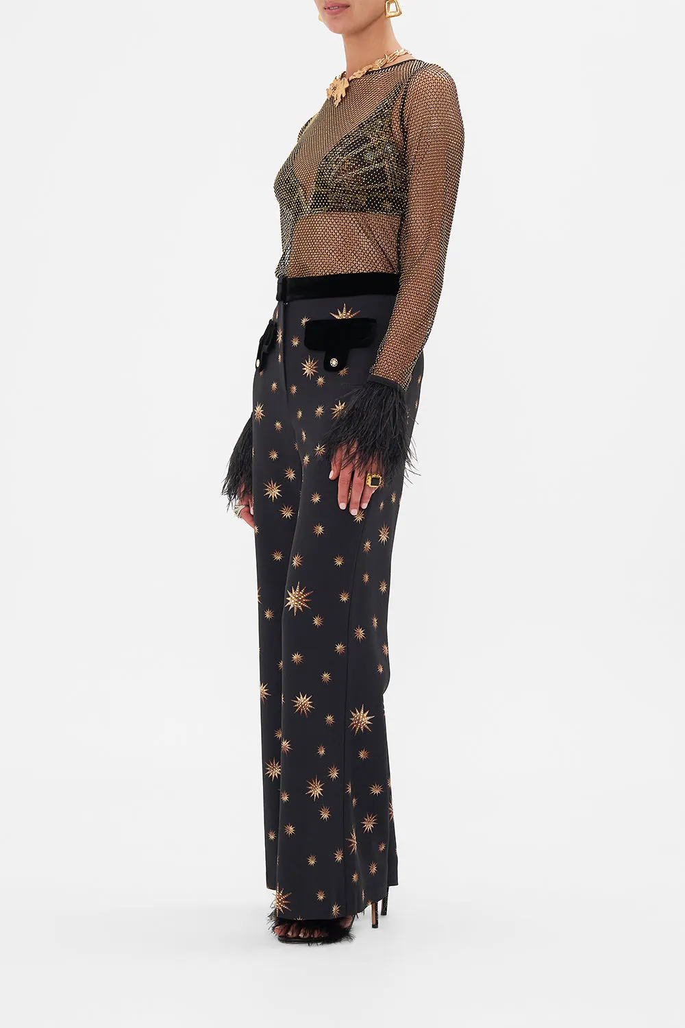 FLARED PANT WITH POCKETS SOUL OF A STAR GAZER
