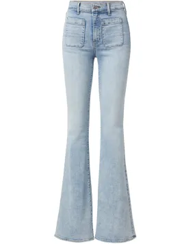 Florence Flare Patch Pocket Jean in Cape