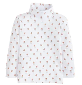 Football Printed Turtleneck