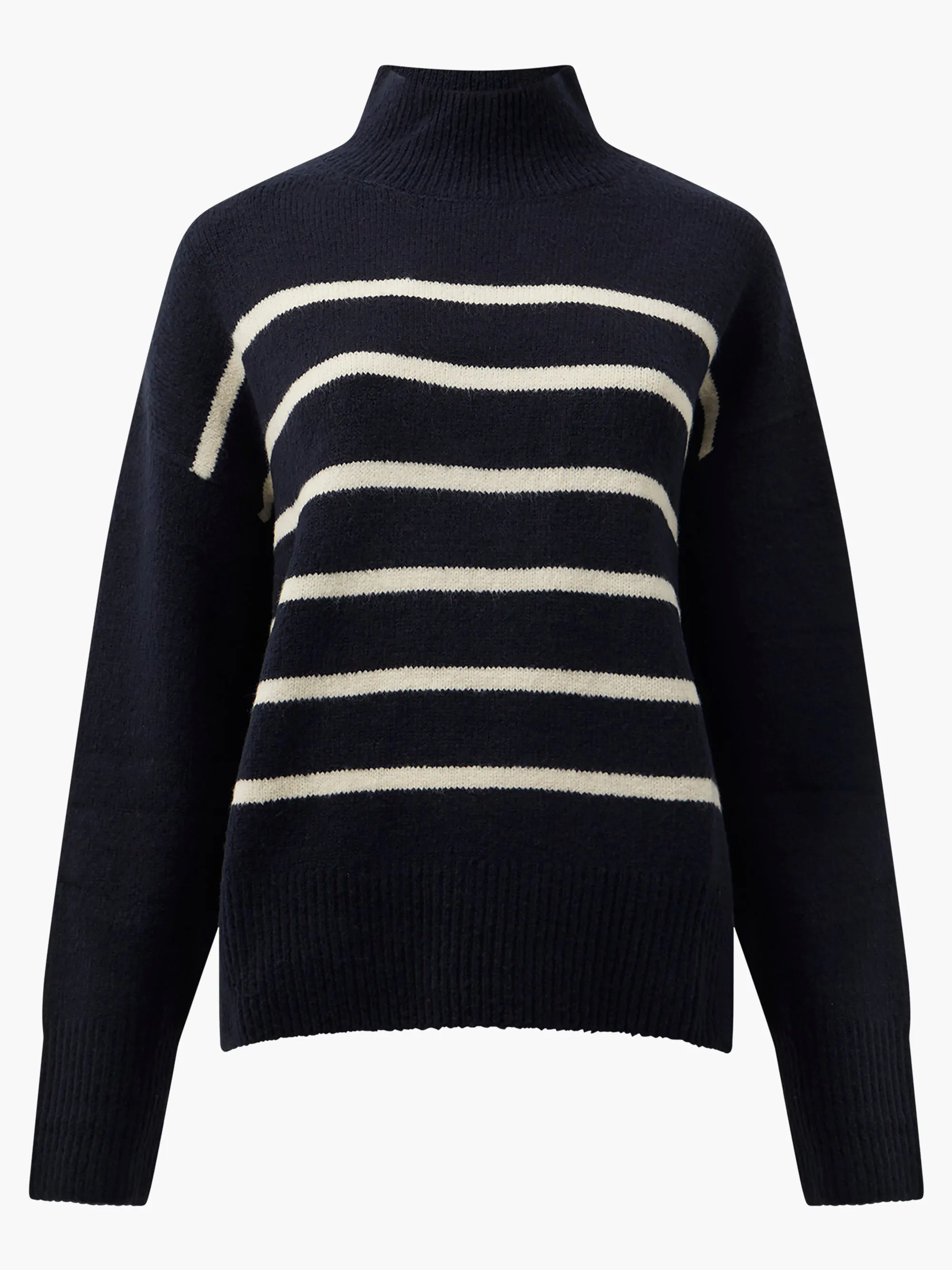 Funnel Neck Stripe Jumper