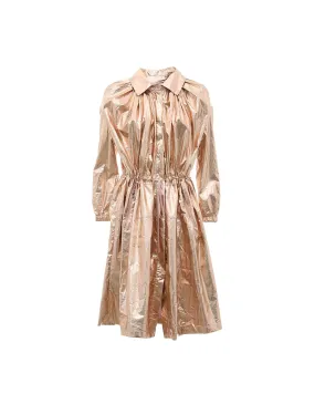 Golden parka with drawstring CORRALILLO