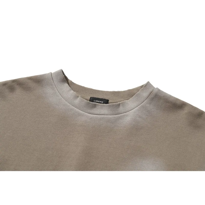 GOTHIC LOGO CREWNECK SWEAT / BROWN