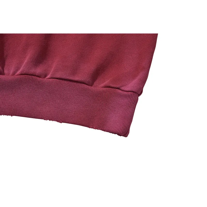 GOTHIC LOGO CREWNECK SWEAT / BURGUNDY