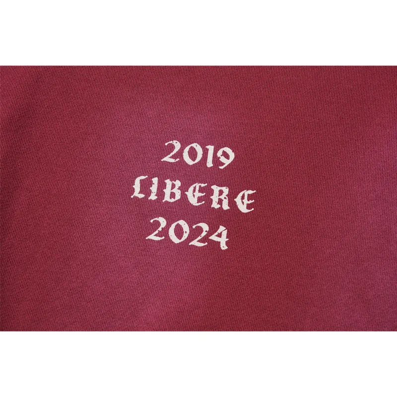 GOTHIC LOGO CREWNECK SWEAT / BURGUNDY