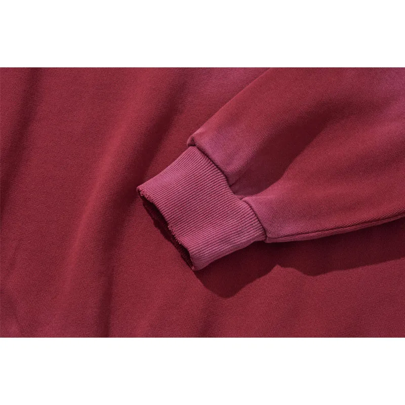 GOTHIC LOGO CREWNECK SWEAT / BURGUNDY
