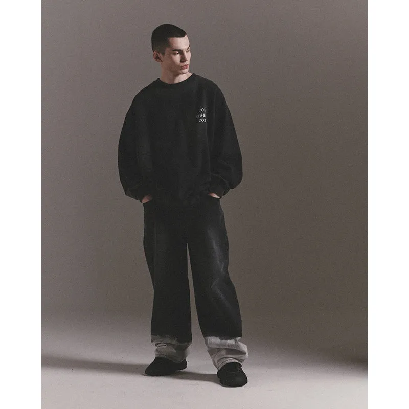 GOTHIC LOGO CREWNECK SWEATZ / BLACK