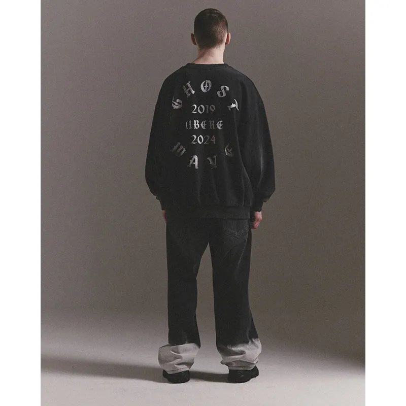 GOTHIC LOGO CREWNECK SWEATZ / BLACK