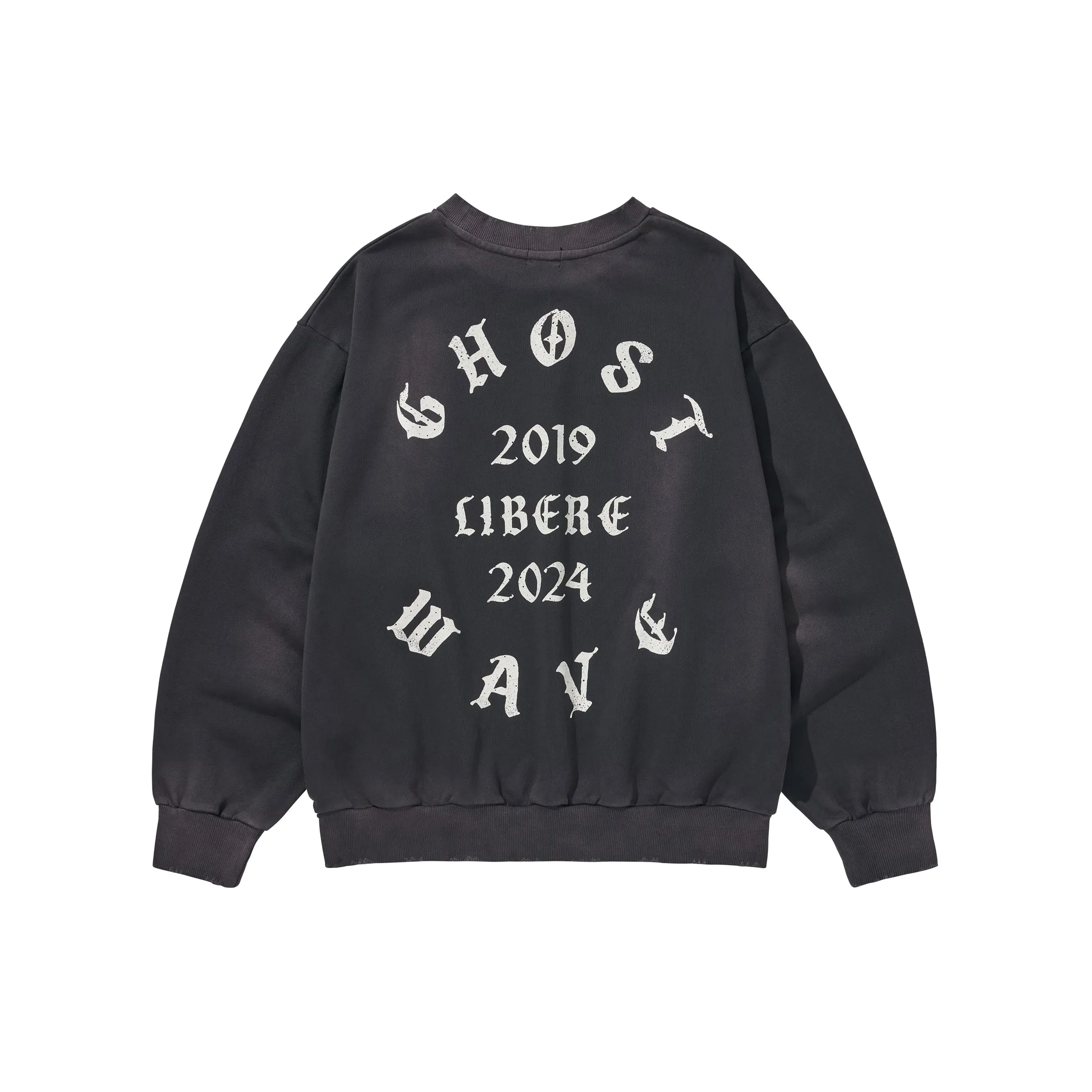 GOTHIC LOGO CREWNECK SWEATZ / BLACK