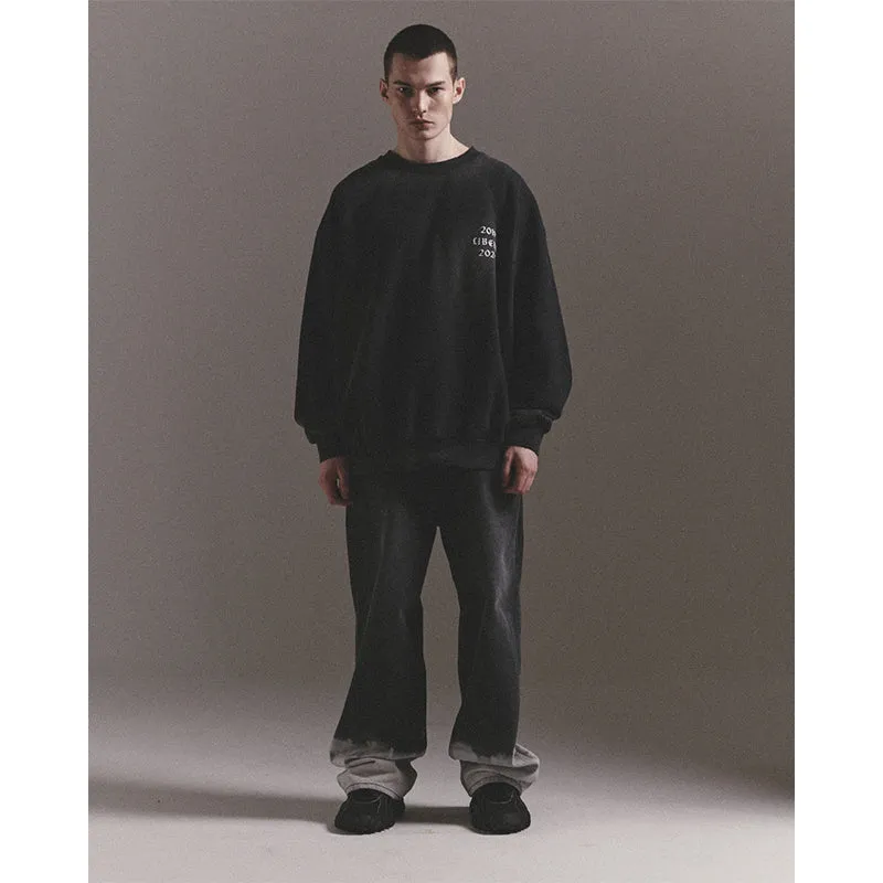 GOTHIC LOGO CREWNECK SWEATZ / BLACK