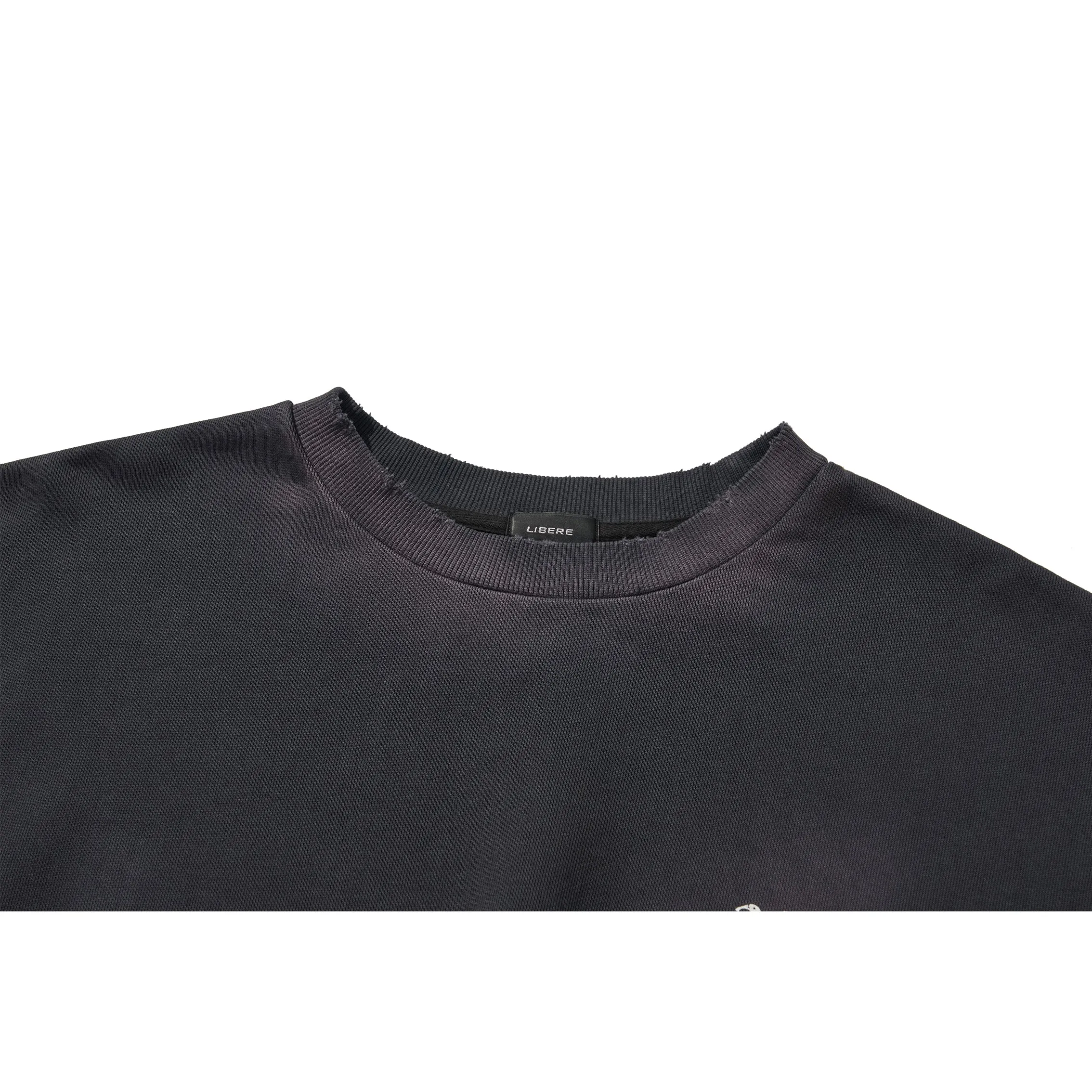 GOTHIC LOGO CREWNECK SWEATZ / BLACK