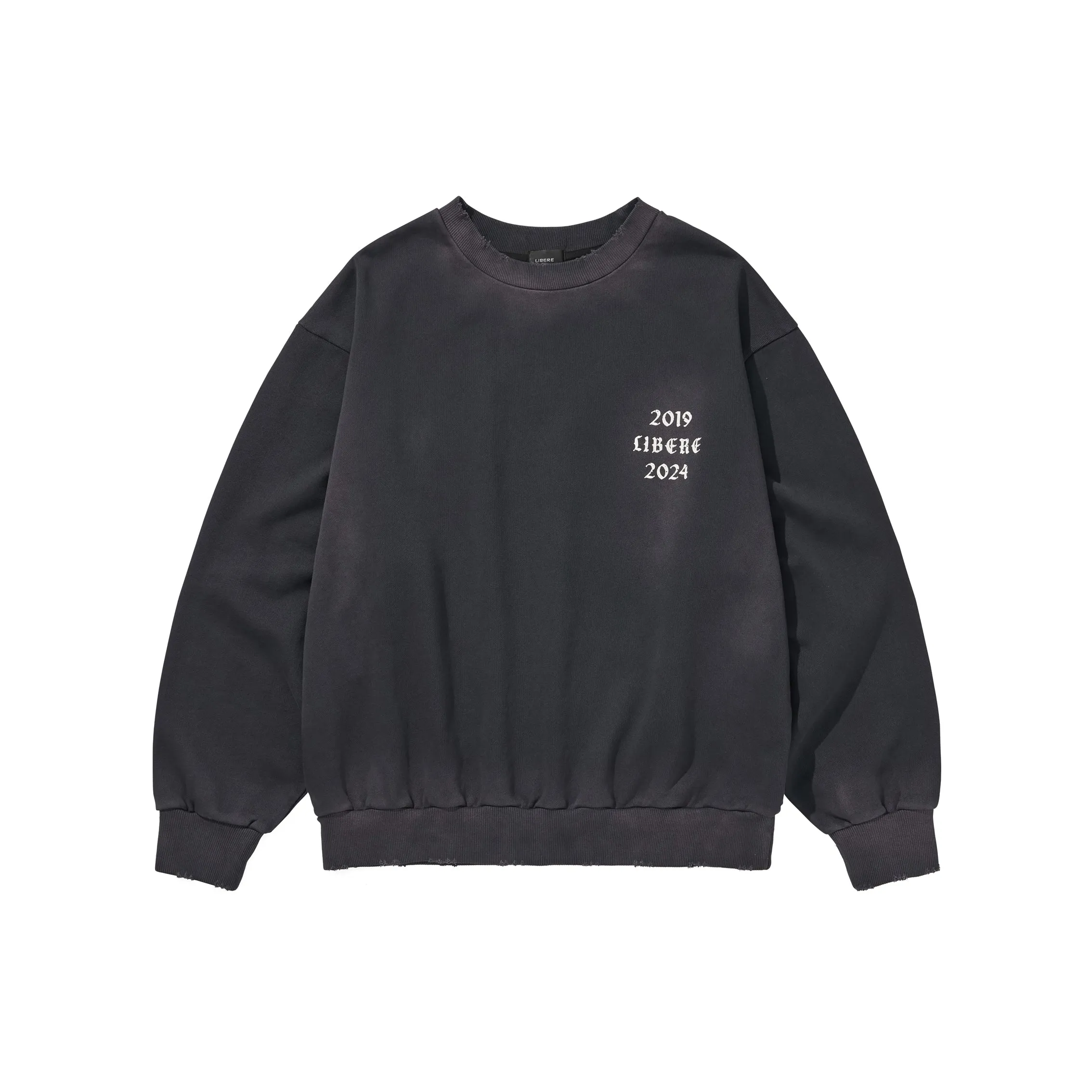GOTHIC LOGO CREWNECK SWEATZ / BLACK