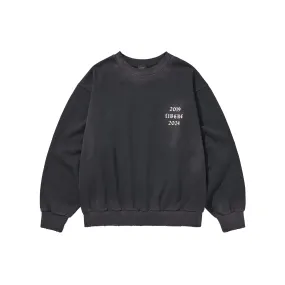 GOTHIC LOGO CREWNECK SWEATZ / BLACK