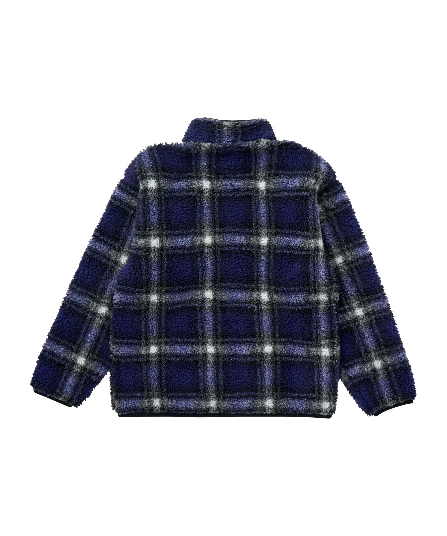 Gramicci Purple Shadow Plaid Sherpa Jacket