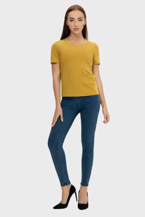 Grand Crew-Neck Cotton T-Shirt (160g)