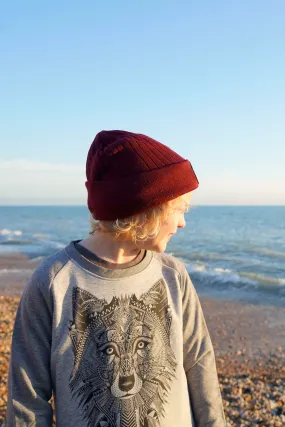 Grey Wolf Raglan Kids Sweat