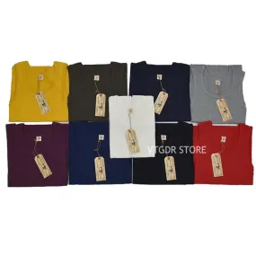 Heavyweight Solid Cotton Tank Top for Men - Sleeveless