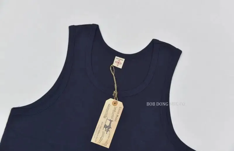 Heavyweight Solid Cotton Tank Top for Men - Sleeveless