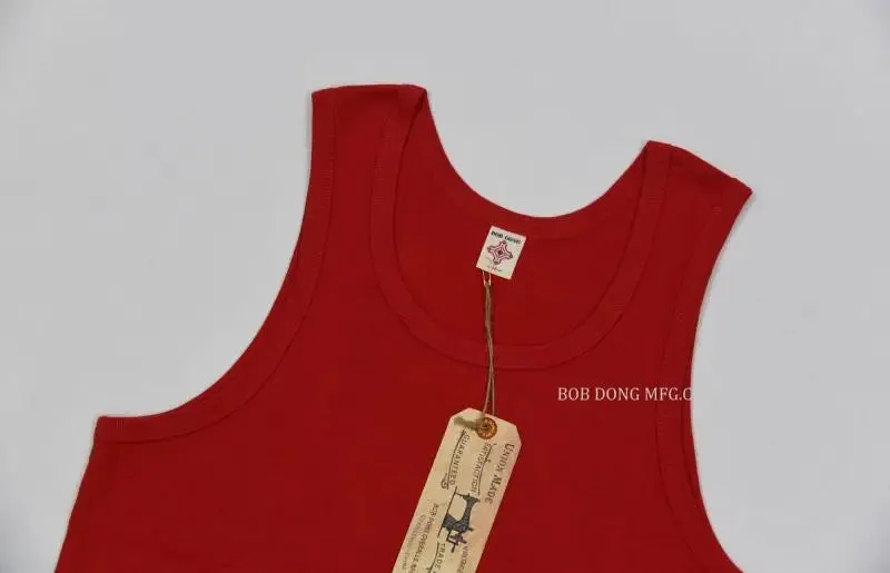 Heavyweight Solid Cotton Tank Top for Men - Sleeveless