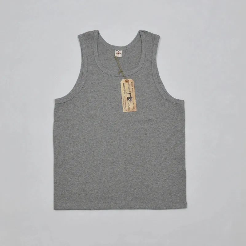 Heavyweight Solid Cotton Tank Top for Men - Sleeveless