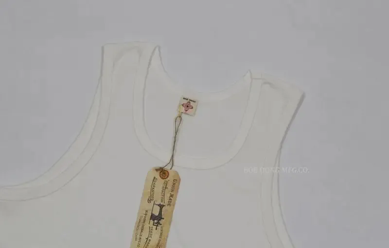 Heavyweight Solid Cotton Tank Top for Men - Sleeveless