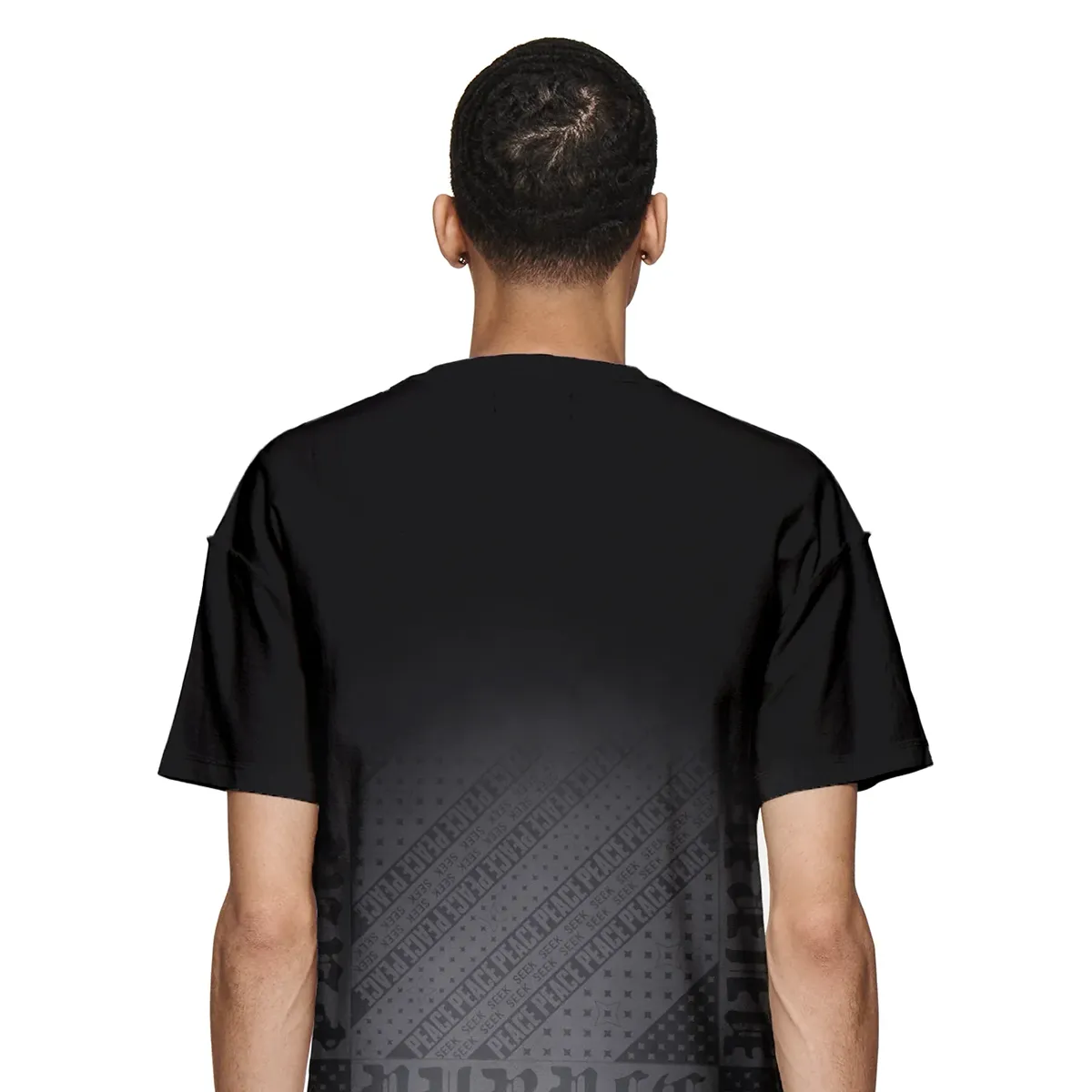 Inside Out Tee Flag Bandana (Black) - P101-JFBB324
