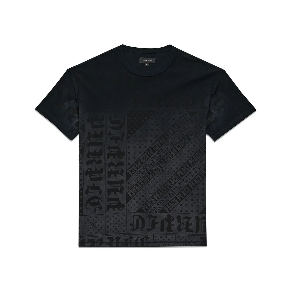 Inside Out Tee Flag Bandana (Black) - P101-JFBB324