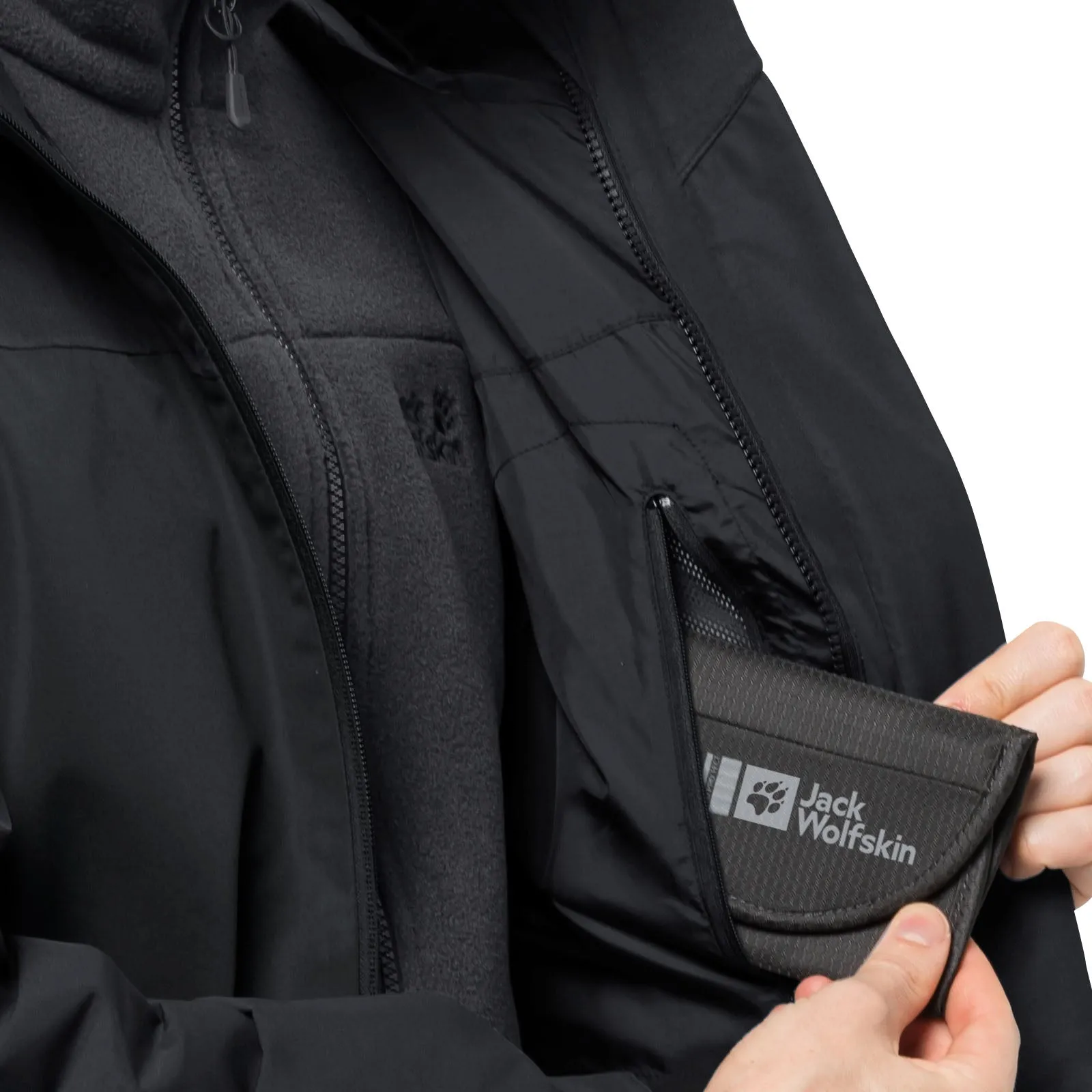 Jack Wolfskin Mens Taubenburg 3in1 Waterproof Insulated Jacket