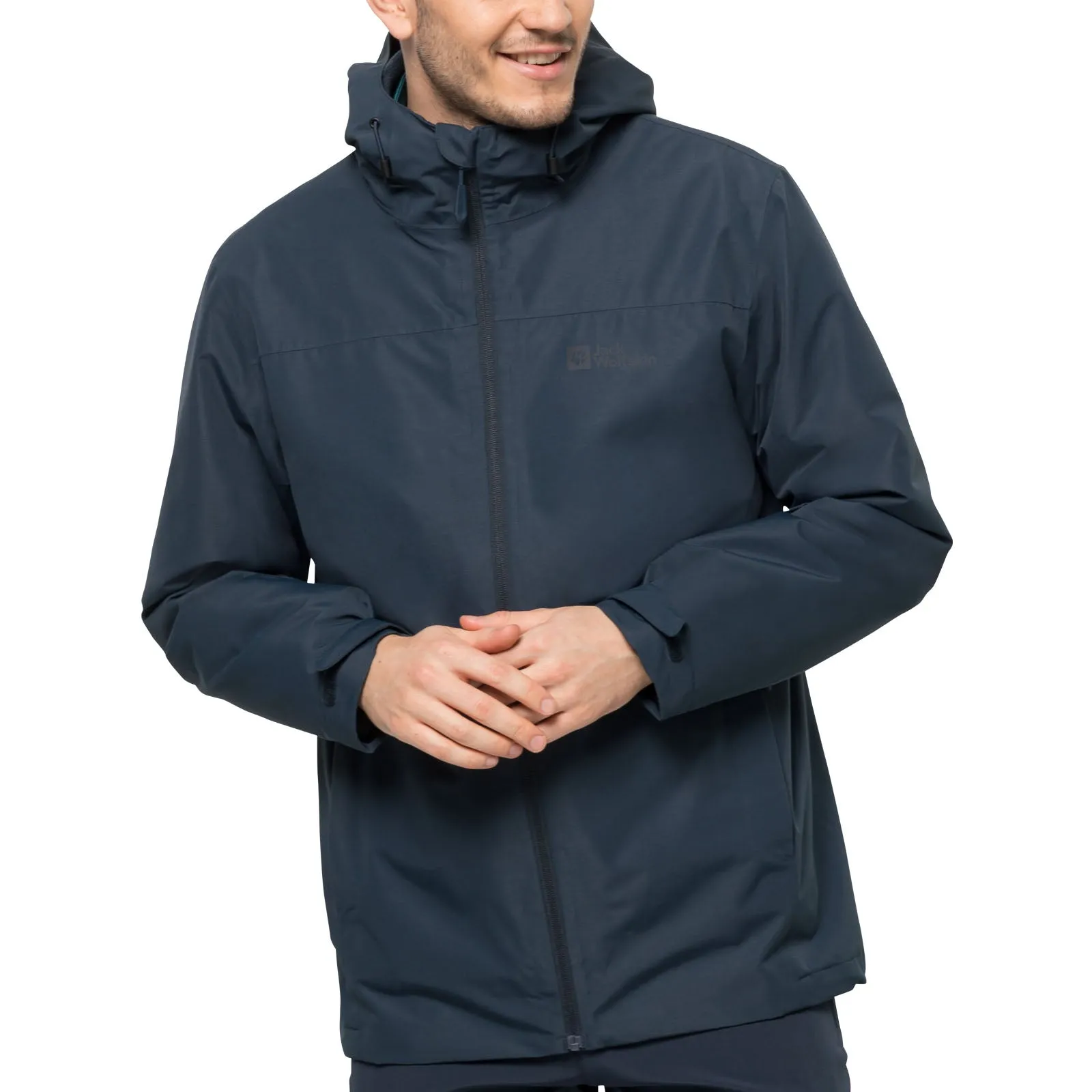Jack Wolfskin Mens Taubenburg 3in1 Waterproof Insulated Jacket