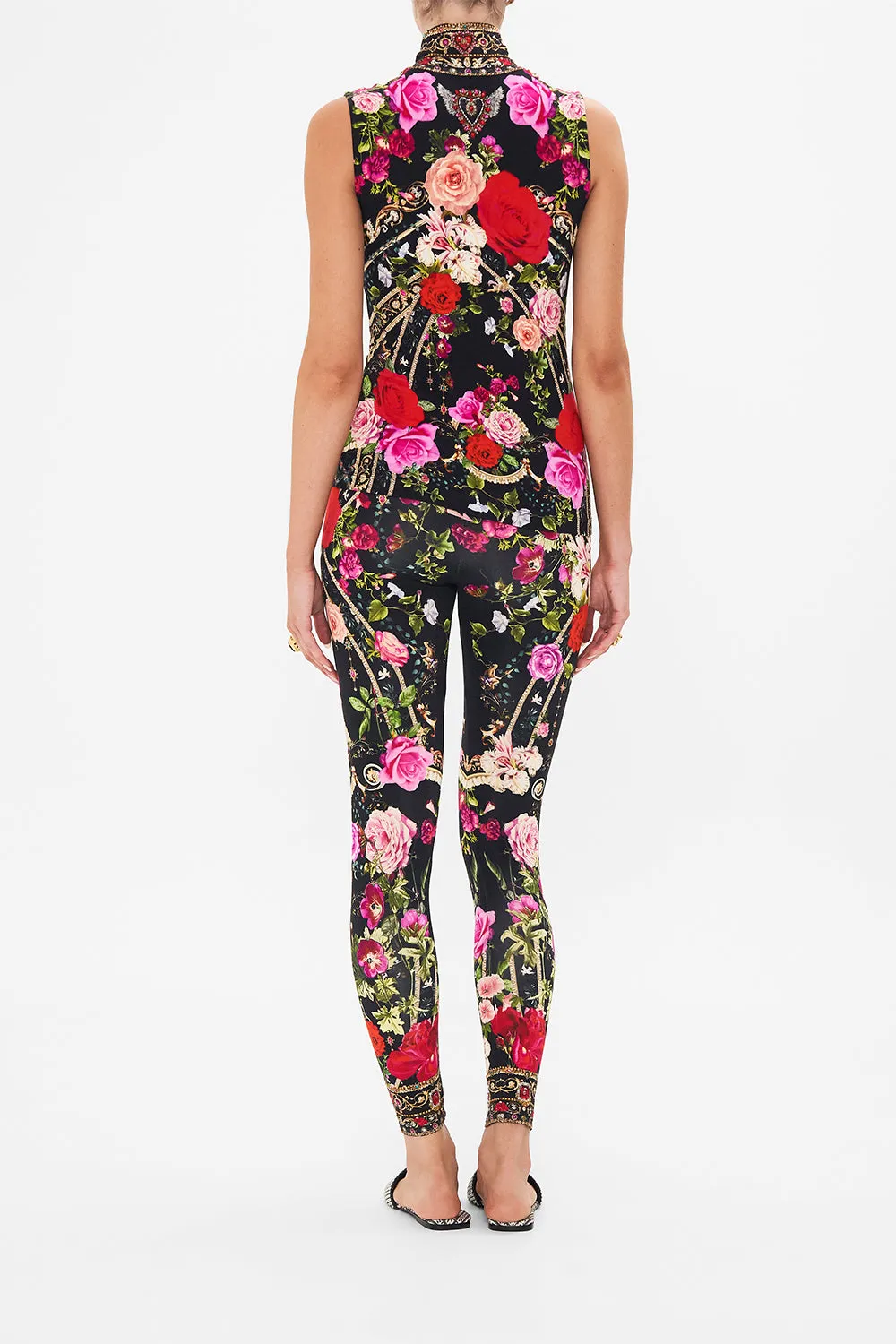 JERSEY SLEEVELESS TURTLENECK RESERVATION FOR LOVE