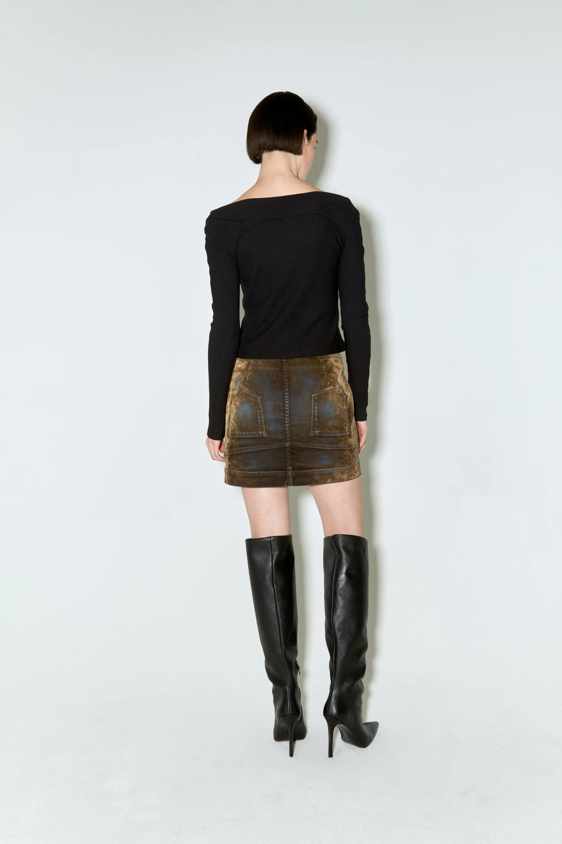 JIJI skirt velvet denim