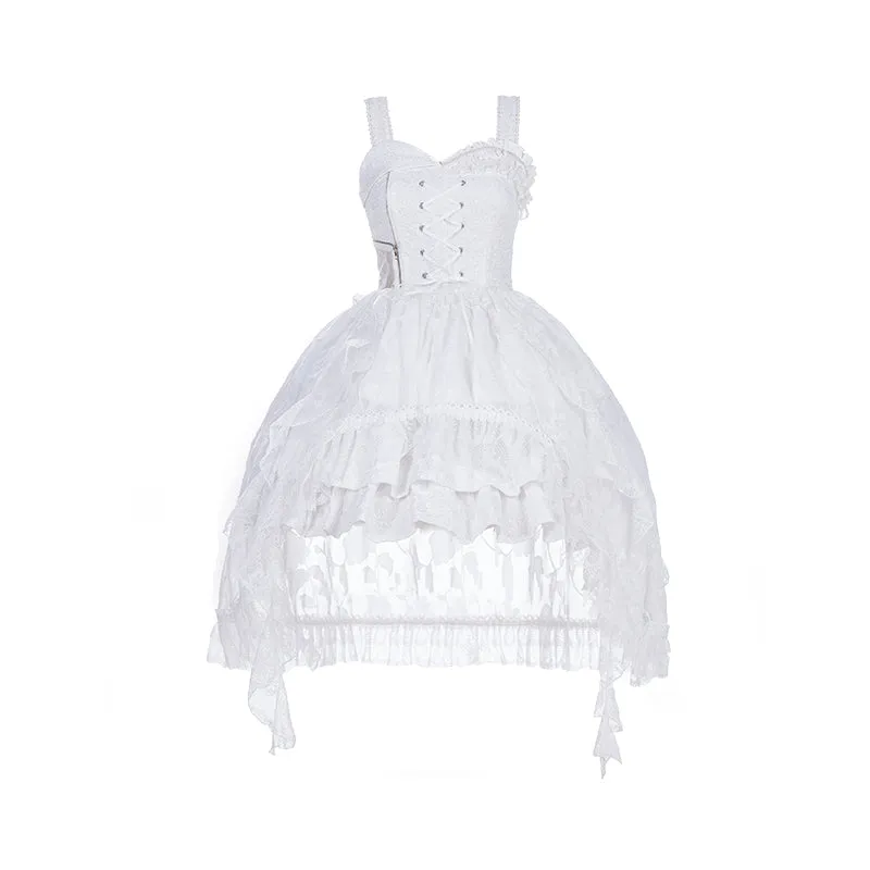 JSK ♥Ready to Ship♥White Lover♥ Gothic Lolita Dress