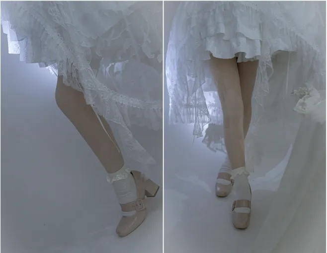 JSK ♥Ready to Ship♥White Lover♥ Gothic Lolita Dress