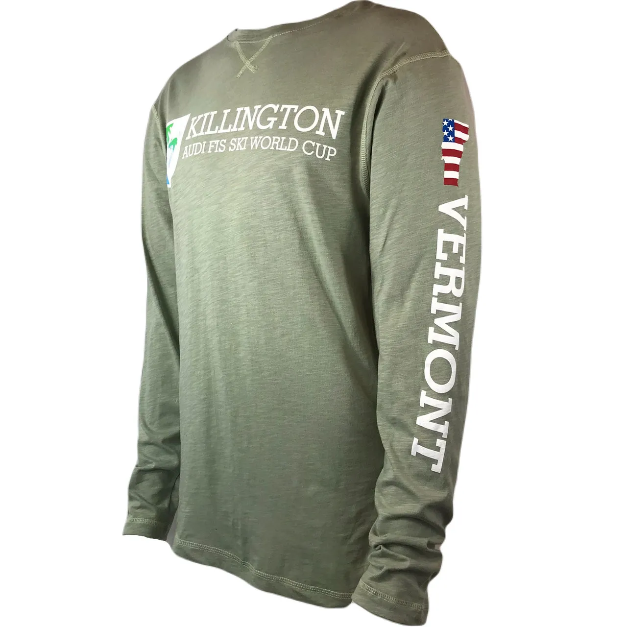 Killington Cup Logo Slub Long Sleeve Crew TShirt