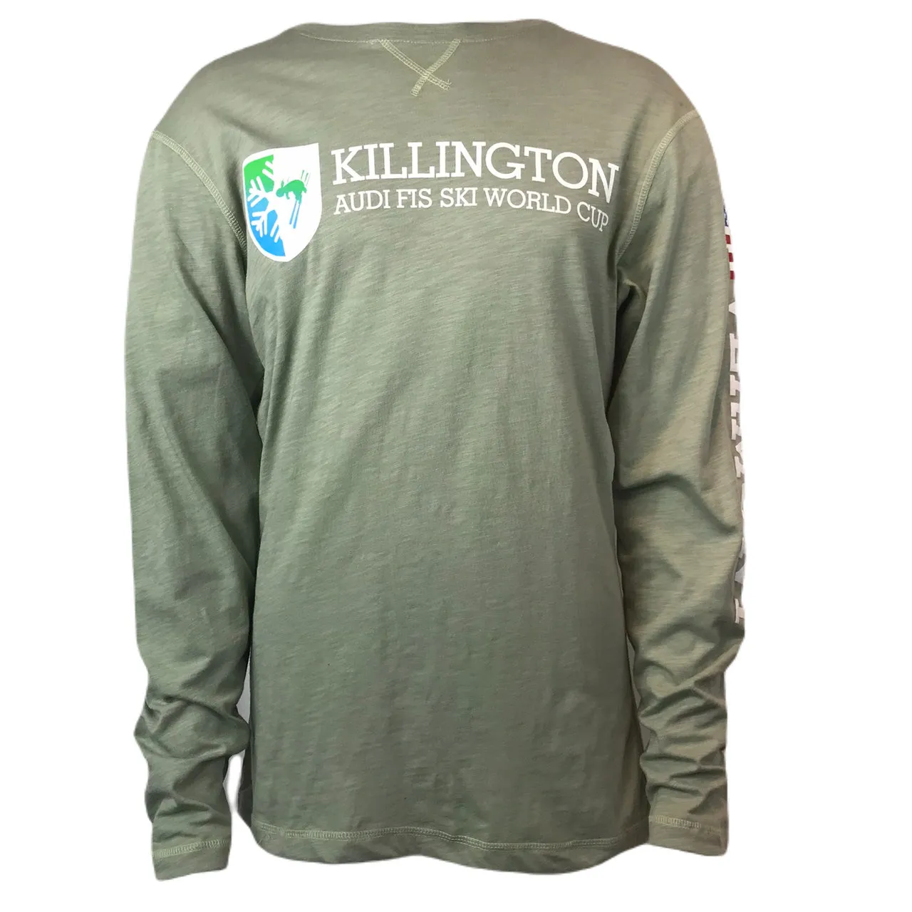 Killington Cup Logo Slub Long Sleeve Crew TShirt
