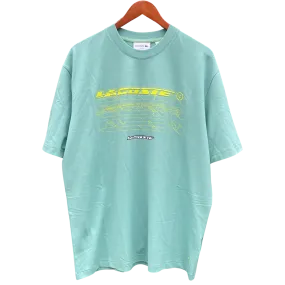 LACOSTE LOOSE FIT ORGANIC COTTON  PIQUE CREW NECK T-SHIRT Men’s-GREEN -3A4